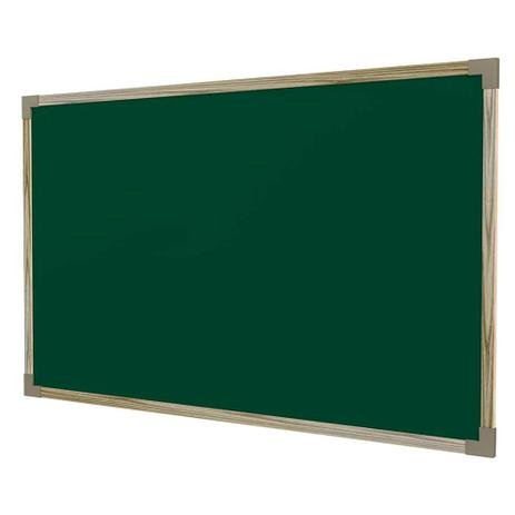 Quadro Verde Escolar Moldura MDF Linheiro 150x120 Cm Stalo Menor preço em Quadro Verde Escolar Moldura MDF Linheiro 150x120 Cm Stalo
