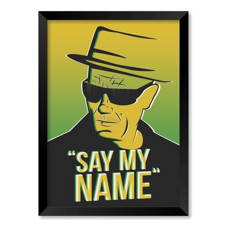 QUADRO WALTER WHITE BREAKING BAD - TAMANHO A3 - Moldura Preta Com Acrílico - Pôster no quadro Menor preço em QUADRO WALTER WHITE BREAKING BAD - TAMANHO A3 - Moldura Preta Com Acrílico - Pôster no quadro