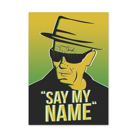 QUADRO WALTER WHITE BREAKING BAD - TAMANHO A3 - Placa Decorativa - MDF - Pôster no quadro Menor preço em QUADRO WALTER WHITE BREAKING BAD - TAMANHO A3 - Placa Decorativa - MDF - Pôster no quadro