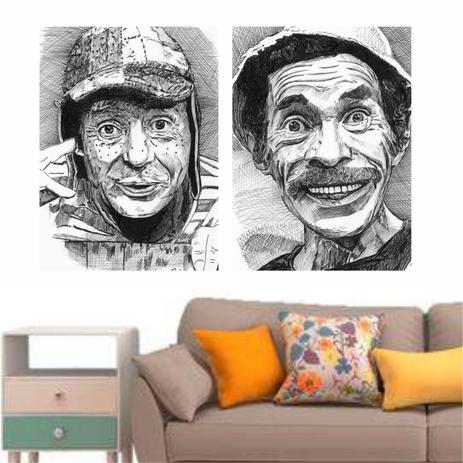 Quadros Decorativo Chaves e Seu Madruga Para Interiores - Quadros mais Menor preço em Quadros Decorativo Chaves e Seu Madruga Para Interiores - Quadros mais