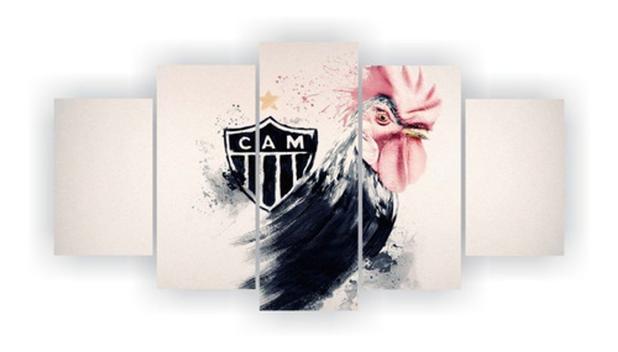 Quadros Decorativos Atletico Mineiro Galo Mulheres Mosaico Decorestudio Quadro Decorativo Magazine Luiza