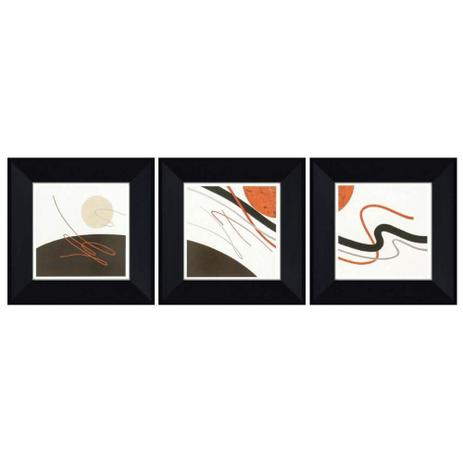 Quadros Decorativos Combo Kit com 3 Quadros Abstratos II - 100x30cm - Decore pronto Menor preço em Quadros Decorativos Combo Kit com 3 Quadros Abstratos II - 100x30cm - Decore pronto