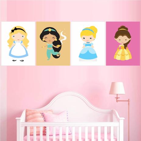 Quadros Decorativos Princesas Disney Lançamento - Quarto - Quadros mais é boa?