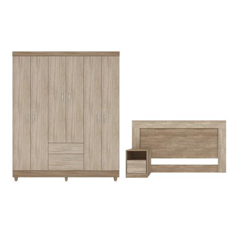 Quarto Casal Guarda Roupa e Cabeceira London Nogal- Demóbile - Demobile é ruim? Quarto Casal Guarda Roupa e Cabeceira London Nogal- Demóbile - Demobile é boa?