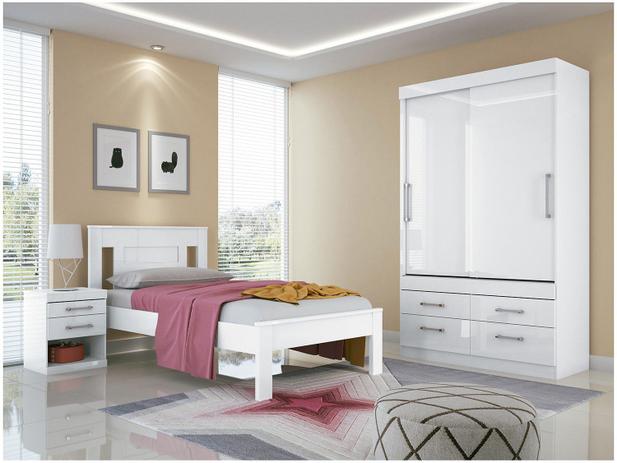 Quarto Completo Solteiro Santos Andirá - Click 2.4 Menor preço em Quarto Completo Solteiro Santos Andirá - Click 2.4