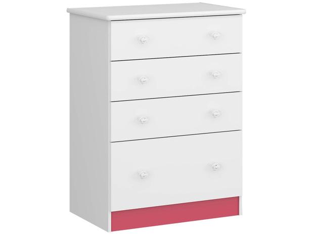 Quarto de Bebê Completo com Berço Guarda-Roupa - e Cômoda Multimóveis Confete Luiza