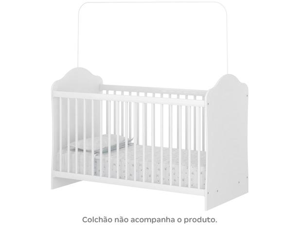 Quarto de Bebê Completo com Berço Guarda-Roupa - e Cômoda Multimóveis Confete Luiza