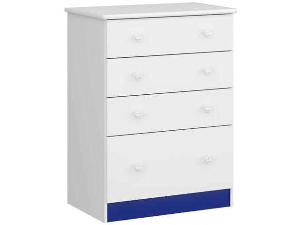 Quarto de Bebê Completo com Berço Guarda-Roupa - e Cômoda Multimóveis Confete Luiza