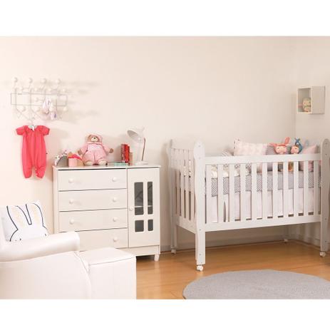 Quarto Infantil Ariel Branco - Carolina móveis Menor preço em Quarto Infantil Ariel Branco - Carolina móveis