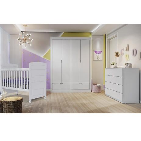 Quarto Infantil Carolina Baby Lais com Berco Cleo Menor preço em Quarto Infantil Carolina Baby Lais com Berco Cleo