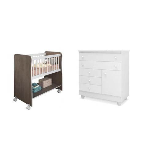Quarto Infantil com Cômoda Adhara e Berço Rubi Branco Malbec - Peternella é boa?
