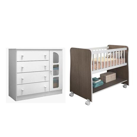 Quarto Infantil com Cômoda Ametista e Berço Rubi Branco Malbec - Peternella é ruim? Quarto Infantil com Cômoda Ametista e Berço Rubi Branco Malbec - Peternella é boa?