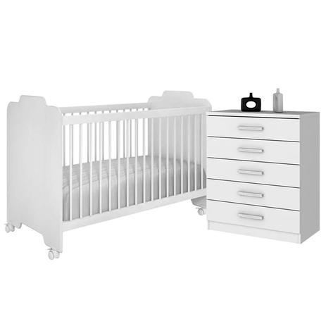 Quarto Infantil com Cômoda Flor de Lis e Berço Ternura Branco - Móveis Henn/Peternella Móveis é ruim? Quarto Infantil com Cômoda Flor de Lis e Berço Ternura Branco - Móveis Henn/Peternella Móveis é boa?