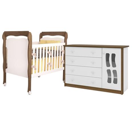 Quarto Infantil Cômoda Leticia e Berço Nanda Branco Fosco/Amad - Phoenix Baby/Carolina Móveis Menor preço em Quarto Infantil Cômoda Leticia e Berço Nanda Branco Fosco/Amad - Phoenix Baby/Carolina Móveis
