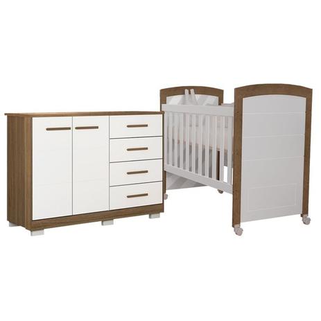 Quarto Infantil Cômoda Ludimila e Berço Cléo Branco Fosco/Amad - Phoenix Baby/Carolina Móveis Menor preço em Quarto Infantil Cômoda Ludimila e Berço Cléo Branco Fosco/Amad - Phoenix Baby/Carolina Móveis