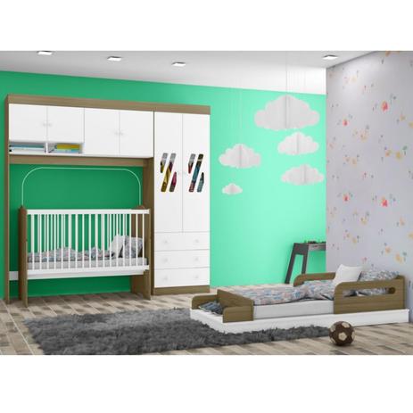 Quarto Infantil Completo com Guarda Roupas Modulado com Berço e Mini Cama Jade Wengue - Moveis Canaã - Móveis canaã Menor preço em Quarto Infantil Completo com Guarda Roupas Modulado com Berço e Mini Cama Jade Wengue - Moveis Canaã - Móveis canaã