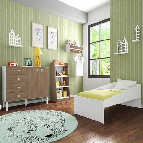 Quarto Infantil Completo Mini Cama Solteiro Cômoda 4 Gavetas 2 Portas Estante 4 Prateleira Nicho Alegria Montana - Art In Móveis Menor preço em Quarto Infantil Completo Mini Cama Solteiro Cômoda 4 Gavetas 2 Portas Estante 4 Prateleira Nicho Alegria Montana - Art In Móveis