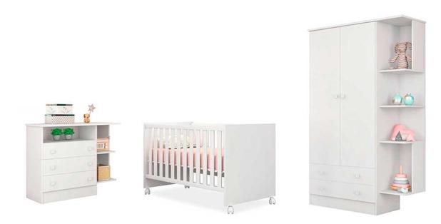 Quarto Infantil Meu soninho Berço Mini Cama Branco - Qmovi é ruim? Quarto Infantil Meu soninho Berço Mini Cama Branco - Qmovi é boa?