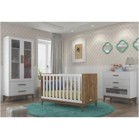 Quarto Infantil Nature Glass 03 Peças Branco Acetinando com Eco Wood - Matic é boa?