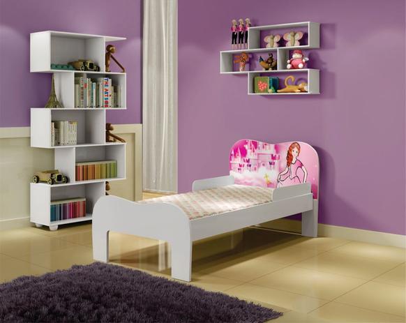 Quarto Infantil Princesa com nicho decorativo versátil - Tigus baby Menor preço em Quarto Infantil Princesa com nicho decorativo versátil - Tigus baby