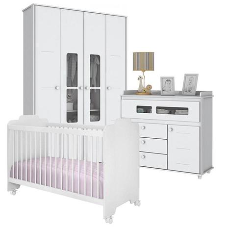 Quarto Infantil Roupeiro Bambole,Cômoda Pão de Mel e Berço Ternura - Móveis Henn/Peternella Móveis Menor preço em Quarto Infantil Roupeiro Bambole,Cômoda Pão de Mel e Berço Ternura - Móveis Henn/Peternella Móveis