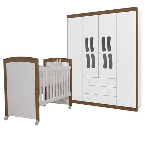 Quarto Infantil Roupeiro Leticia e Berço Cléo Branco Fosco/Amad - Phoenix Baby/Carolina Móveis Menor preço em Quarto Infantil Roupeiro Leticia e Berço Cléo Branco Fosco/Amad - Phoenix Baby/Carolina Móveis