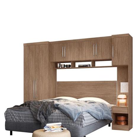 Quarto Modulado Casal Módena 4 Peças Composição 4 Demóbile Nogal Touch é boa?