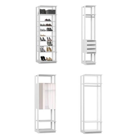 Quarto Modulado Closet 4 Módulos Clothes - BE Mobiliário é boa?
