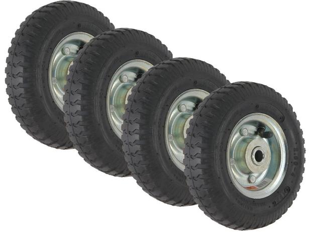 Quatro Rodas Pneumaticas 2.50-4 8x2 para carrinho de carga - Jli Menor preço em Quatro Rodas Pneumaticas 2.50-4 8x2 para carrinho de carga - Jli