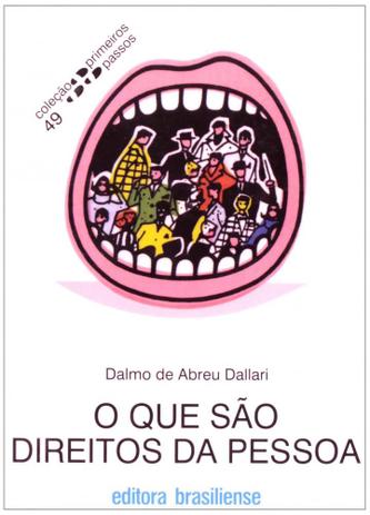 Que Sao Direitos Da Pessoa - Vol 49 - Brasiliense Menor preço em Que Sao Direitos Da Pessoa - Vol 49 - Brasiliense