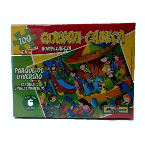 Quebra Cabeca 100 Pecas 303668 Algazarra Menor preço em Quebra Cabeca 100 Pecas 303668 Algazarra
