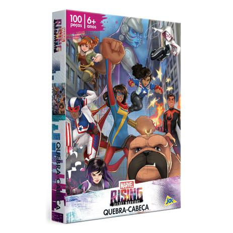Quebra-Cabeça - 100 Peças - Disney - Marvel - Rising - Toyster Menor preço em Quebra-Cabeça - 100 Peças - Disney - Marvel - Rising - Toyster