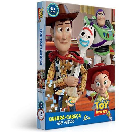 QUEBRA-CABECA 100 Peças Encapado TOY STORY 4 JAK 2630 Menor preço em QUEBRA-CABECA 100 Peças Encapado TOY STORY 4 JAK 2630