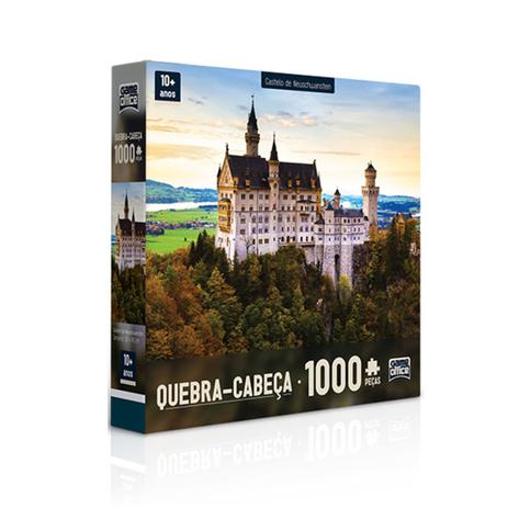 Quebra-Cabeça 1000 peças Castelo Neuschwanstein- Toyster é ruim? Quebra-Cabeça 1000 peças Castelo Neuschwanstein- Toyster é boa?