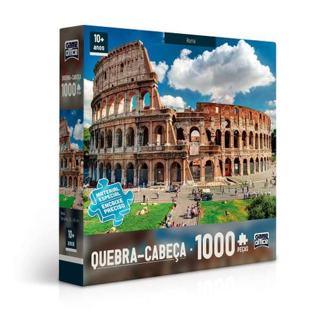 Quebra Cabeça 1000 Peças Roma Toyster Menor preço em Quebra Cabeça 1000 Peças Roma Toyster