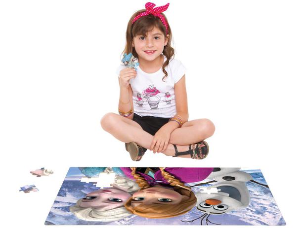 Quebra-cabeça 120 Peças Disney Frozen Grandão - Toyster