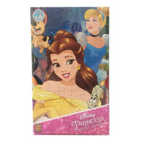 Quebra Cabeça 150 Peças Princesas Disney Grow Menor preço em Quebra Cabeça 150 Peças Princesas Disney Grow