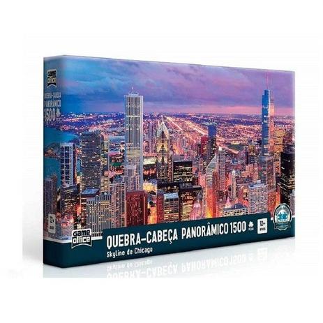 QUEBRA-CABEÇA 1500 Peças Skyline de Chicago Game Office 2518 Menor preço em QUEBRA-CABEÇA 1500 Peças Skyline de Chicago Game Office 2518