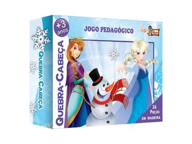 Quebra-Cabeça 24 Peças em Madeira Frozen Ref. 3928 - Uriarte Menor preço em Quebra-Cabeça 24 Peças em Madeira Frozen Ref. 3928 - Uriarte