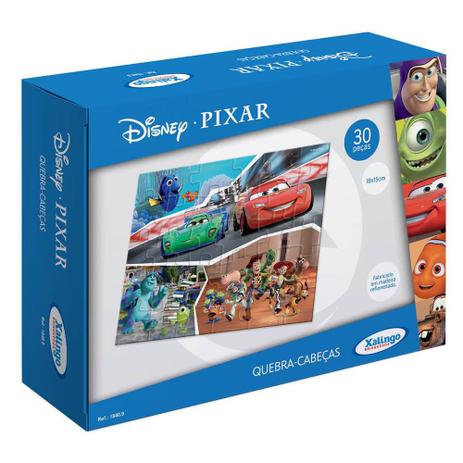 Quebra-Cabeça 30 Epças Disney Pixar Xalingo Menor preço em Quebra-Cabeça 30 Epças Disney Pixar Xalingo