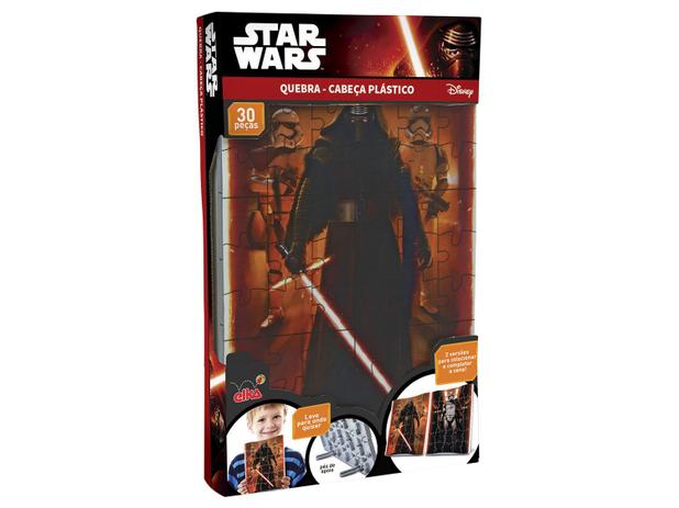 Quebra-cabeça 30 Peças Star Wars Kylo Ren - Elka Menor preço em Quebra-cabeça 30 Peças Star Wars Kylo Ren - Elka