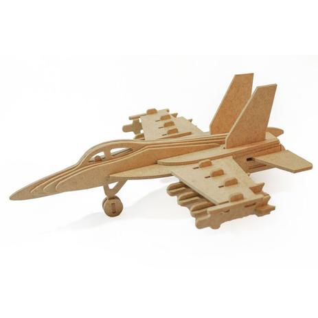 Quebra-cabeça 3D Avião F18 Hornet - Dinobrinque Menor preço em Quebra-cabeça 3D Avião F18 Hornet - Dinobrinque