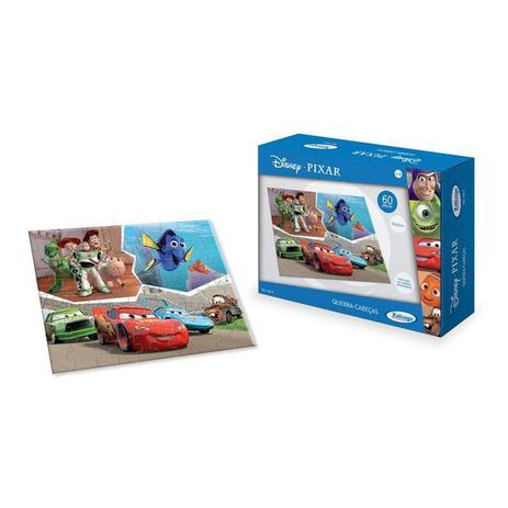 Quebra-Cabeça 60 peças Disney Pixar - Xalingo Menor preço em Quebra-Cabeça 60 peças Disney Pixar - Xalingo