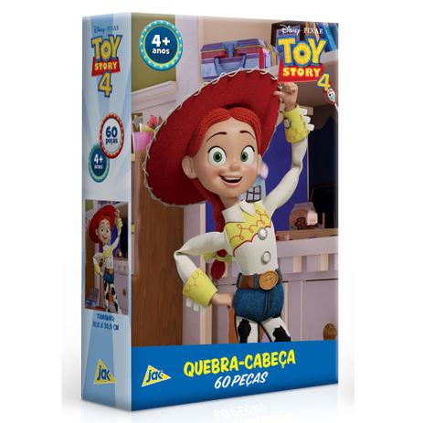 Quebra-Cabeça - 60 Peças - Disney - Toy Story 4 - Jessie - Toyster Menor preço em Quebra-Cabeça - 60 Peças - Disney - Toy Story 4 - Jessie - Toyster