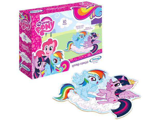 Quebra-cabeça 60 Peças My Little Pony - Xalingo Menor preço em Quebra-cabeça 60 Peças My Little Pony - Xalingo