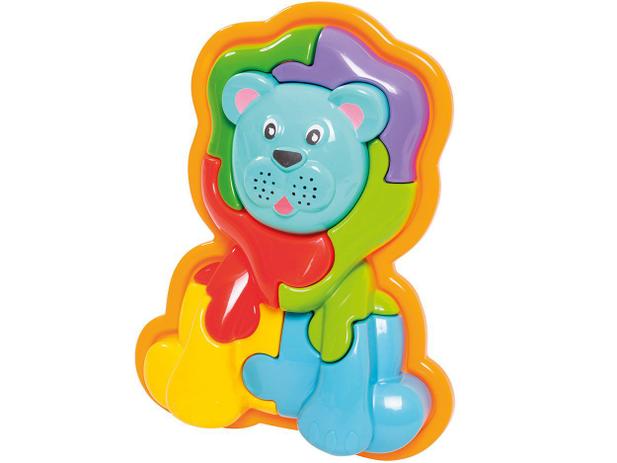 Quebra-Cabeça 7 Peças Animal Puzzle 3D Leão - Calesita Menor preço em Quebra-Cabeça 7 Peças Animal Puzzle 3D Leão - Calesita