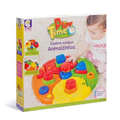 Quebra cabeça animaizinhos play time - cotiplás - Cotiplas Menor preço em Quebra cabeça animaizinhos play time - cotiplás - Cotiplas