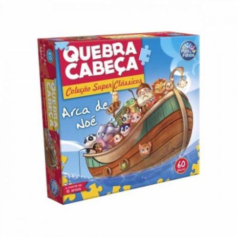 Quebra-cabeça arca de noé 60 peças - pais & filhos - Pais E Filhos Menor preço em Quebra-cabeça arca de noé 60 peças - pais & filhos - Pais E Filhos