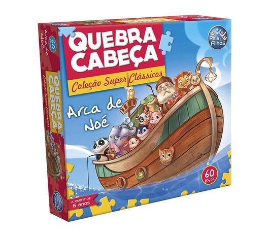 Quebra Cabeça Arca de Noé 60 Peças Puzzle - 33256 - Pais filhos Menor preço em Quebra Cabeça Arca de Noé 60 Peças Puzzle - 33256 - Pais filhos