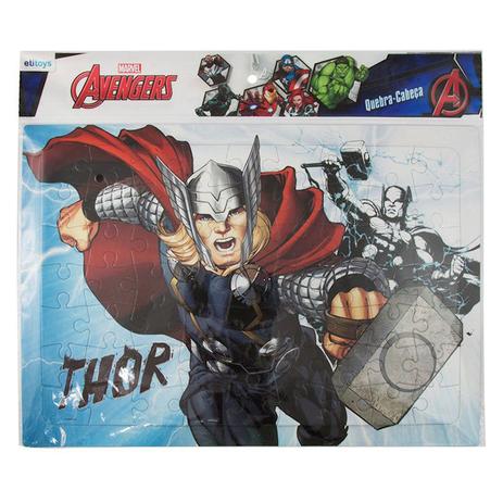 Quebra cabeça - AVENGERS - ETITOYS - KIT COM 2 UNIDADES Menor preço em Quebra cabeça - AVENGERS - ETITOYS - KIT COM 2 UNIDADES